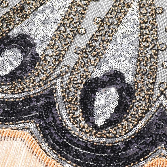 RETRO PINUP FLAPPER STYLE CAPLET SHAWL - Picture 4 of 6